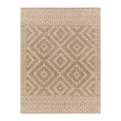 Afbeelding van SURYA Buitenkleed Balkon, Terras, Keuken Jute Look Tapijt TRICIA Beige/Ivoor 200x275 cm