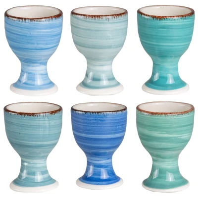 Afbeelding van Cookinglife Eierdopjes Ocean Blue 6 stuks