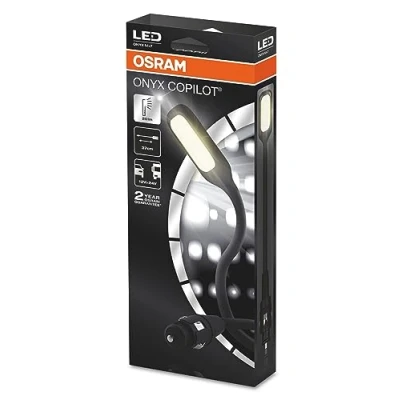 Afbeelding van OSRAM Leeslamp, LED interieurverlichting 4052899077287 ONYX COPILOT® M 7 12 V, 24 V (l x b h) 370 26 10 mm Buigbare hals, Draaibaar, Zwenkbaar