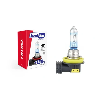 Afbeelding van AMiO 02134 Gloeilamp, verstraler H11 55W PGJ19 2 Halogeen AUDI: A4 B8 Avant, A3 Sportback, A6 C7 BMW: 3 Saloon, Touring, Coupe