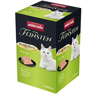 Afbeelding van 6x100g Mild Menu Adult Kalkoen Puur animonda Vom Feinsten Kattenvoer