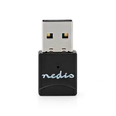 Afbeelding van Nedis Netwerk Dongel Wi Fi AC600 2.4/5 GHz (Dual Band) USB2.0 snelheid totaal: 600 Mbps Windows 10 / 11 8