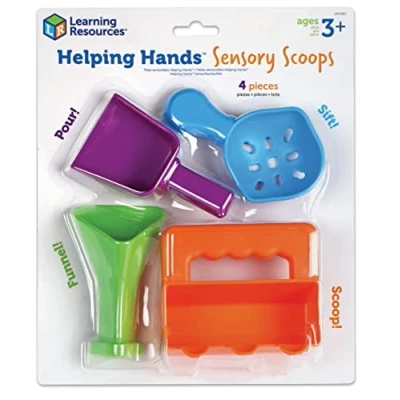Afbeelding van Learning Resources Sensory Scoops LER5567 rackets voor de ontwikkeling van fijne motoriek, autisme, sensorisch speelgoed peuters vanaf 3 jaar