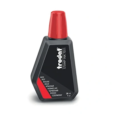 Afbeelding van Trodat, Stempel, Stempelinkt rood 28ML 7011/SB