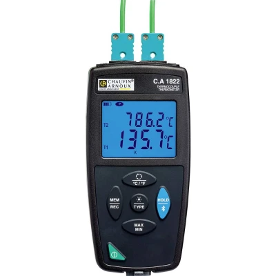 Afbeelding van Chauvin Arnoux C.A 1822 Temperatuurmeter 200 1372 C Sensortype J, K, T, N, E, R, S Datalogger functie