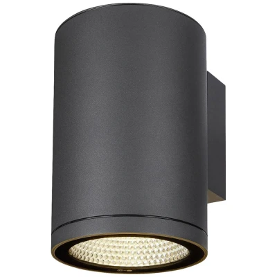 Afbeelding van SLV ENOLA ROUND L 1003440 LED buitenlamp (wand) vast ingebouwd 35 W Antraciet
