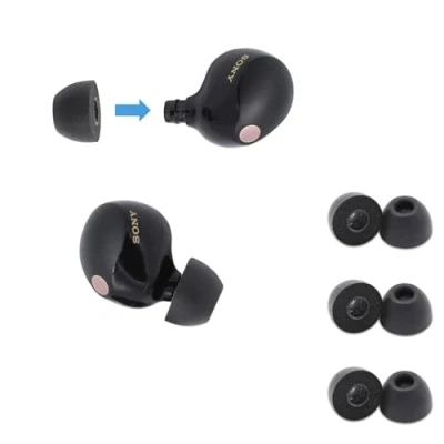 Afbeelding van Comply TrueGrip Pro oordopjes van traagschuim voor draadloze Sony True hoofdtelefoon gemaakt comfortabel een veilige pasvorm (maat M)