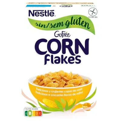 Afbeelding van Nestlé Corn Flakes glutenvrij, ontbijtgranen, 375 g, 4 stuks