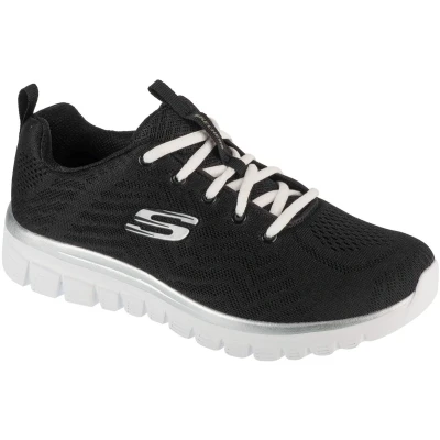 Afbeelding van Skechers Sport GRACEFUL GET CONNECTED WIDE FIT Sneakers Damesschoenen Zwart
