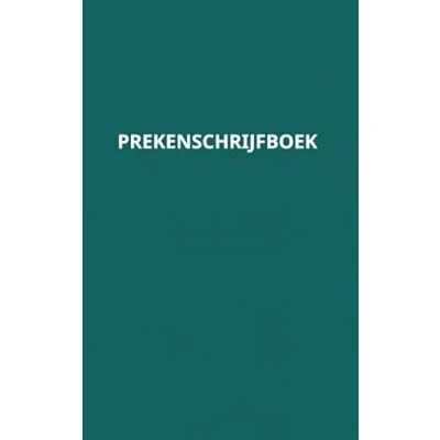 Afbeelding van Prekenschrijfboek Jeugd, Volwassenen
