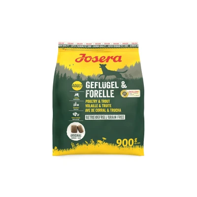 Afbeelding van 900g Josera Gevogelte &amp; Forel droogvoer voor honden
