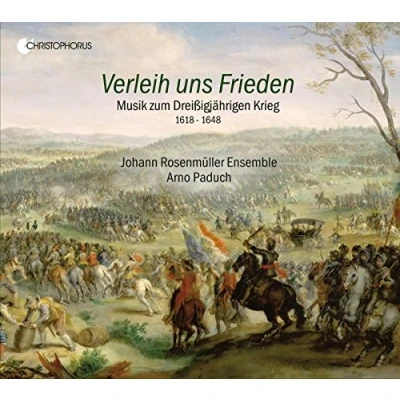 Afbeelding van Johann Rosenmuller Ensemble &amp; Arno Paduch Verleih Uns Frieden Grant Us Peace Music For T (CD)