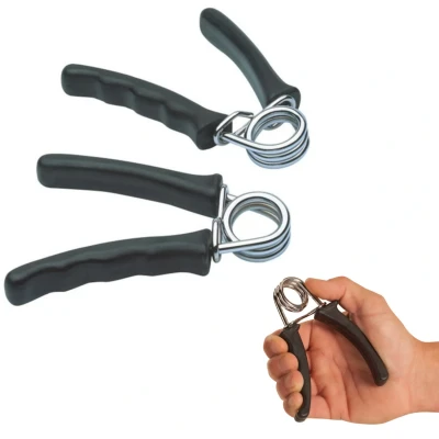 Afbeelding van Cheqo® Kunststof Handtrainers Handknijpers Handgrippers Handgrips Knijphalter Griptraining Vingertrainer Onderarm Trainer Pols 2 Stuks