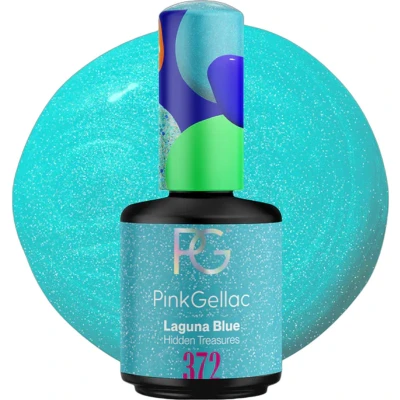 Afbeelding van Pink Gellac 372 Laguna Blue Gel Nagellak 15 Ml