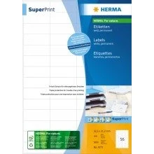 Afbeelding van HERMA 800 vellen universele etiketten 210 x 297 mm, 1 per A4 vel, etiketten, zelfklevend, bedrukbaar, mat, wit, 5065
