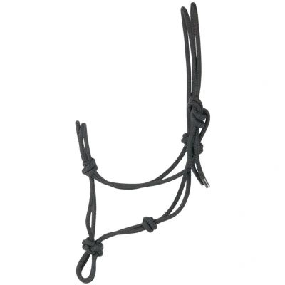Afbeelding van Harry&#039;s Horse Touwhalster Zwart Cob