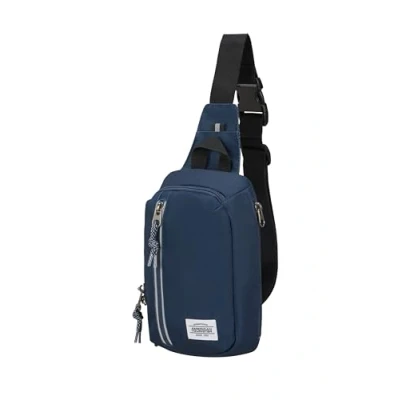 Afbeelding van American Tourister Crossbodytas Brightup sling bag Navy 3 l
