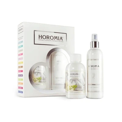 Afbeelding van Horomia Geschenkset White Wasparfum &amp; Textielspray Geur bij de Was Wasgeurtje Parfum voor Geurbooster