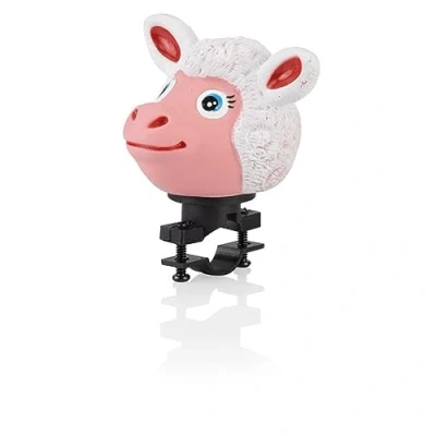 Afbeelding van XLC Schaap DD H03 Fietstoeter Kinderfiets Roze &amp; Wit 25,4 mm