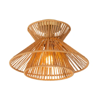 Afbeelding van Lucide TASMAN Plafonnière Ø 32 cm 1xE27 Naturel