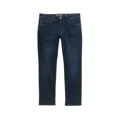 Afbeelding van TOM Tailor Straight leg jeans, Heren, Maat: 34x30, Dark stone blue black denim