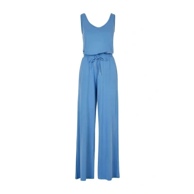 Afbeelding van Urban Classics Sleevless Jumpsuit, Dames, Maat: 3XL, Horizonblue