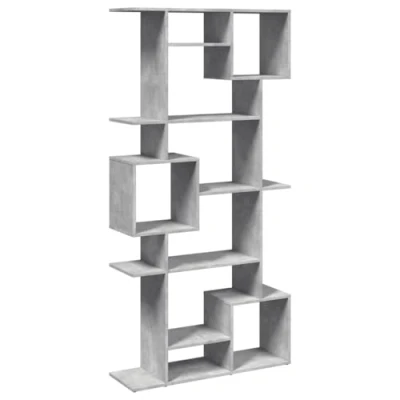 Afbeelding van vidaXL Boekenkast 92x29x188 cm bewerkt hout betongrijs