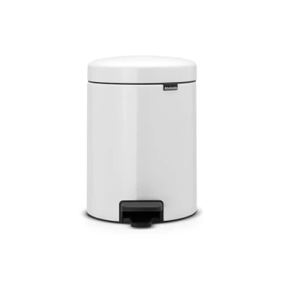 Image de Poubelle pédale 5l Newicon Blanc Brabantia Plastique