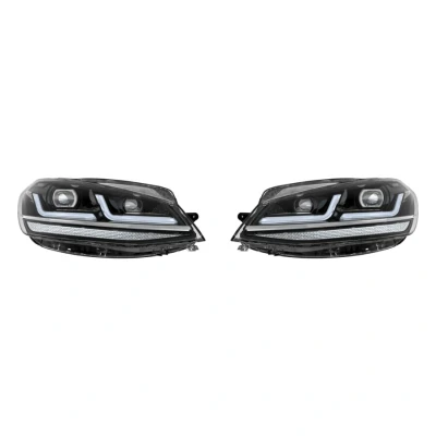 Image de 2 phares osram ledriving black edition vw golf vii facelift (2017 2020)