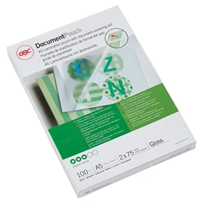 Afbeelding van GBC 3740451 lamineerfolie, standaard, transparant, 100 stuks