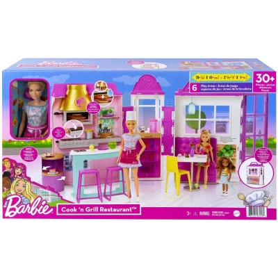 Afbeelding van Barbie Cook And Grill Restaurant Speelset