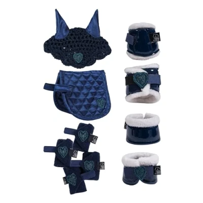 Image de HKM Câlin Poney Riding Ensemble de Démarrage Bleu profond