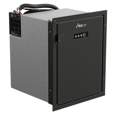 Afbeelding van Inbouwcompressorkoelkast Yolco QL50 Black 12/24/230V 47L