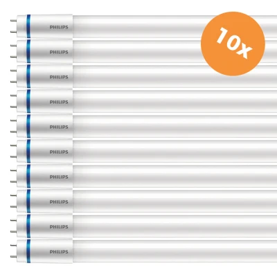 Afbeelding van 10x Philips Master LED Tube 60cm HO 8W 4000K Neutraalwit T8