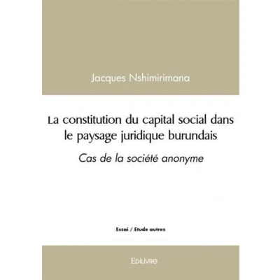 Image de La constitution du capital social dans le paysage juridique burundais