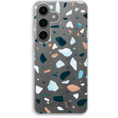 Afbeelding van Case Company® hoesje geschikt voor Samsung Galaxy S24 Terrazzo N13 Soft Cover Telefoonhoesje Bescherming aan alle Kanten en Schermrand