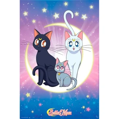 Afbeelding van SAILOR MOON Luna, Artemis &amp; Diana Poster 91x61cm