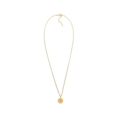 Afbeelding van Elli Flower Ketting goldcoloured, Dames, Maat: 40, Gold coloured