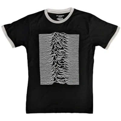 Afbeelding van Joy Division Unknown Pleasures Heren T shirt M Zwart