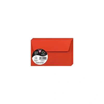 Image de Paquet de 20 enveloppes Pollen 90x140mm FT30 Rouge Corail 120g