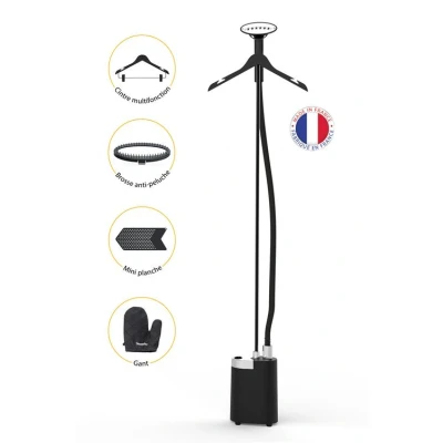 Afbeelding van SteamOne Minilys Plus Black kledingstomer Zwart
