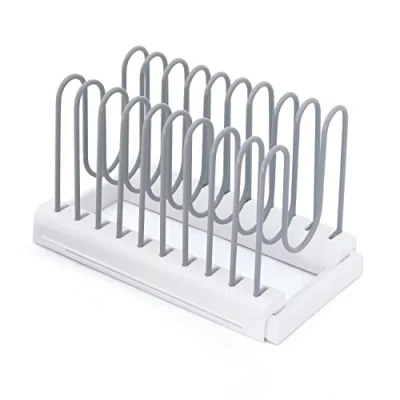 Afbeelding van Copco Uitbreidbare Kast Organiser, Organiser voor Kasten en Pantry, Keuken met 8 Verstelbare Compartimenten