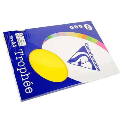 Image de Clairefontaine Papier Clairalfa A4 160g Soleil Etui De 50f