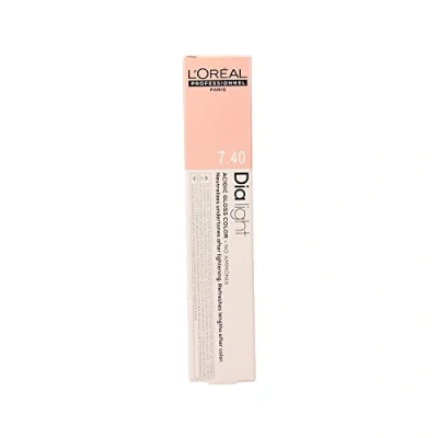 Afbeelding van Permanente Kleur L&#039;Oreal Professionnel Paris Dia Light Nº 7.40 (50 ml)