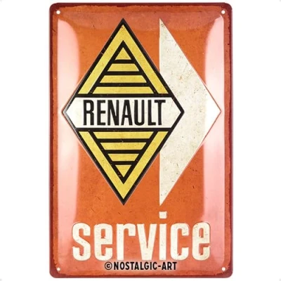 Afbeelding van Metalen Bord 20x30 cm Renault Service