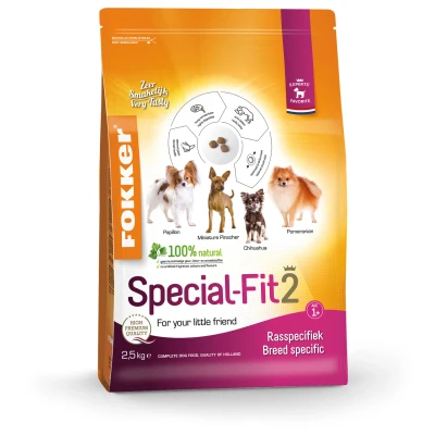 Afbeelding van 3x Fokker Special Fit 2 Hondenvoer Kip 2,5 kg