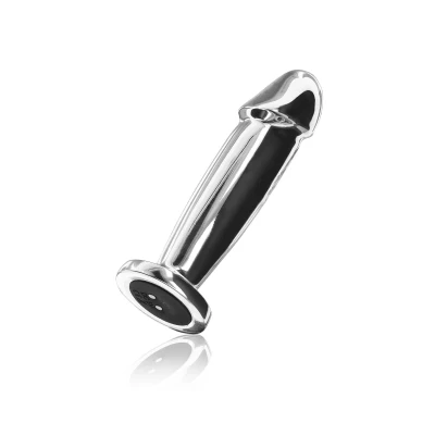 Afbeelding van ToyJoy Buttocks Vibrating Metal Plug Zilver