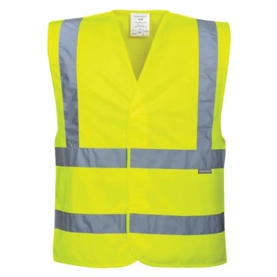 Afbeelding van Portwest Heren werkkleding &gt; hoge zichtbaarheid veiligheidsvesten, geel, 6XL 7XL EU