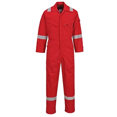 Afbeelding van Overall Vlamvertragend antistatische Lichtgewicht Rood FR28 Portwest
