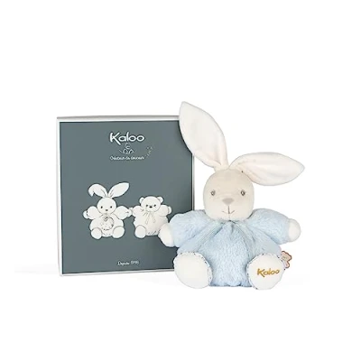 Afbeelding van KALOO Parel Pluche dier Patapoef, konijn, blauw, 18 cm